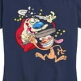 thumbnail image 3 of Ren & Stimpy - Smashing Time - Women's Short Sleeve Graphic T-Shirt, 3 of 5