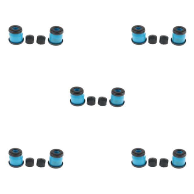 Decodeary Skateboard Rebuild Kit Bushings Washers for Pivot Cups for 2 Trucks 3.25in Blue 5 Inch 5Set