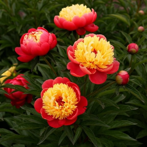 Peony,Shade Plant for Gardens-Easy Grow-Low Maintenance-Ideal for Beds Borders, Plant Pots & Planters