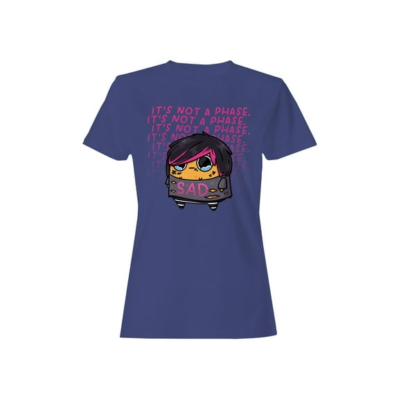Officially Licensed Sad Nuggie Emo Style Women's T-shirt