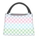 thumbnail image 1 of Fotbe Colorful Checkerboard Bolsa Térmica Portátil con Estampado, Bolsa de Entrega de Alimentos Aislada, Bolsa Reutilizable de Gran Capacidad para Comidas y Supermercado, 1 of 6