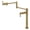 Brushed Brass, variant on Kingston Brass KS4701ML Milano Deck Mount Pot Filler Faucet, Polished Chrome