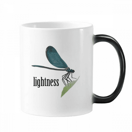 

Dragonflies Insects Elegant Graceful Mug Changing Color Cup Morphing Heat Sensitive 12oz