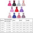 thumbnail image 3 of IBTOM CASTLE Girls 50s Vintage Polka Dot Flower Swing Cape Collar Rockabilly Prom Party Dress Audrey Wedding Formal Cocktail Evening Gown 7-8 Years Pink, 3 of 6