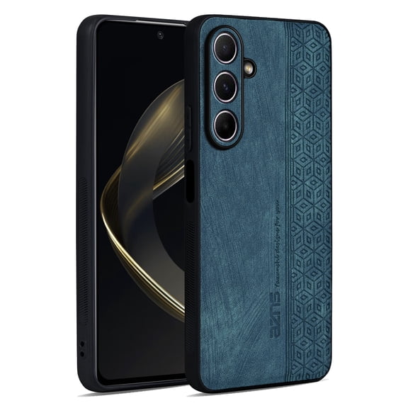 TECH CIRCLE Slim Protective Case for Samsung Galaxy A07 PC TPU Case PU Leather Texture Anti-Slip Lightweight Shock-Absorbent Protection Cover,Green