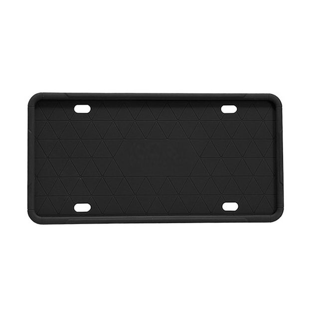 Silicone License Plate Frame, License Plate Bracket Bracket Anti-rust, Shockproof, Weatherproof, Suitable For American And Canadian Standard CarsYouyou