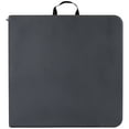 thumbnail image 6 of Flash Furniture Mills 4-Foot Height Adjustable Bi-Fold Dark Gray Plastic Folding Table with Carrying Handle, 6 of 12