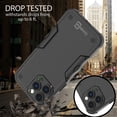 thumbnail image 2 of CoverON For Apple iPhone 14 Pro Max Case, Military Grade Heavy Duty Rugged Phone Cover Grip, Black, 2 of 10