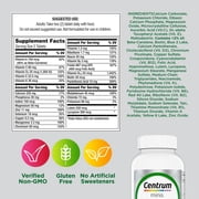Centrum Minis Silver Multivitamin for Adults 50 Plus, Supports Memory and Cognition, 320 Count