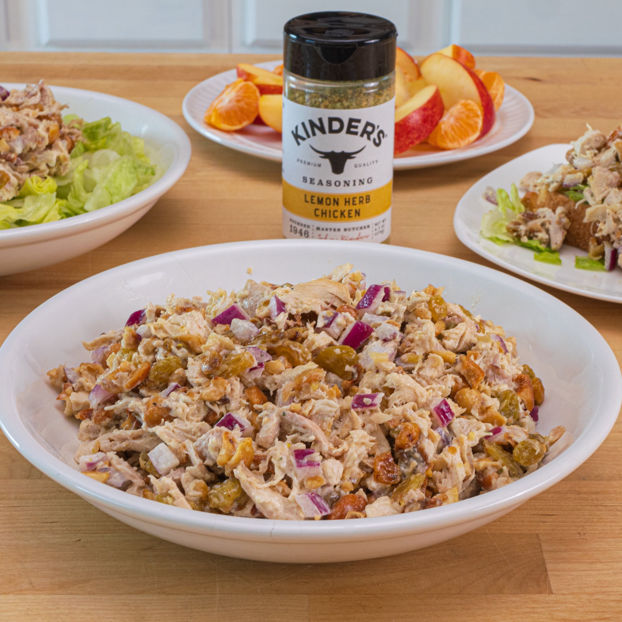 (6 pack) Kinder's Lemon and Herb Chicken Seasoning, 6.3oz