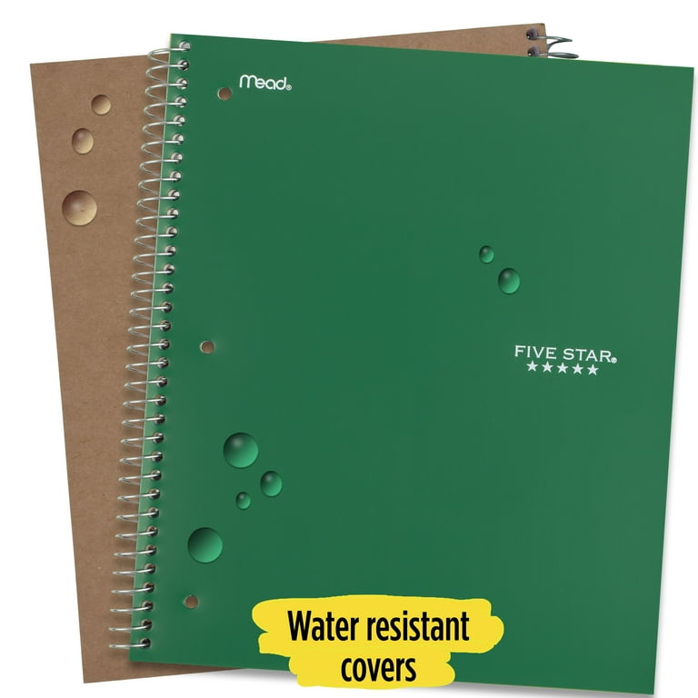 Five Star Spiral Notebook Plus Study App 3 Subject Wide