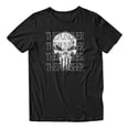 thumbnail image 2 of Marvel Spider-Man Brand New Day Men's The Punisher Classic Skull T-Shirt (Black, S-XXXL), 2 of 4