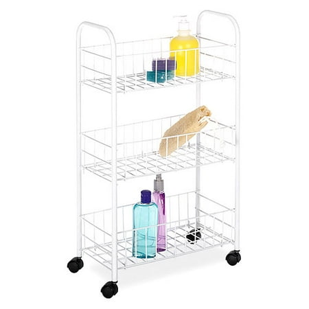 Whitmor Small White Household Cart