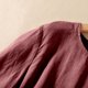 thumbnail image 5 of MHFRRA Camiseta de Manga Larga con Cuello Redondo y Bordado para Mujer, Estilo Bohemio, Holgada, Estilo Vintage, con Apliques Florales Rojo, 5 of 5