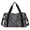 black, variant on UNIXINU Trendy Leopard Print Travel Duffels Bag with Adjustable Strap Lightweight Overnight Bag for Yoga Workout Weekend Trips Casual Activities