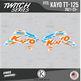 thumbnail image 2 of Kalair GFX Graphics Kit for Kayo Pit Bike TT 125 and TT 140 (2021+) Twitch Series, 2 of 5