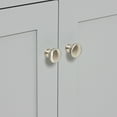 thumbnail image 2 of Ariel Hamlet 43 In. Left Offset Oval Sink Vanity With 1.5 In. Carrara White Countertop In Grey, 2 of 11