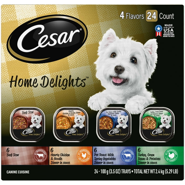 Cesar wet shop dog food walmart