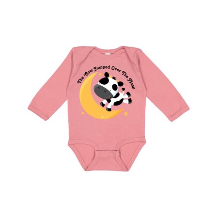 

Inktastic Cow Jumped over the Moon Gift Baby Boy or Baby Girl Long Sleeve Bodysuit