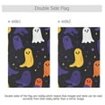 thumbnail image 4 of Yayeee Garden Flag 12" x 18" Double Sided Outdoor Yard Lawn Holiday Decorations, Halloween Colorful Ghosts, 4 of 6