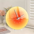 thumbnail image 5 of Orange Gradient Sunset Dual Purpose Wall Clock Creative Gradient Clock Desktop Background Dual Purpose Wall Clock Kitchen Decor Clock Acrylic Clock Decoration, 5 of 5