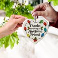 thumbnail image 5 of Heartfelt Friendship Keepsake Ceramic Hanging Ornament for Lasting Decorative Sea Glass Art, 5 of 5