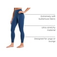 thumbnail image 4 of Pantalones CRZ YOGA Butterluxe de Cintura Alta 63 cm Azul Marino Talle S, 4 of 5