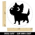 thumbnail image 2 of Lovable Cartoon Cairn Terrier Self-Inking Rubber Stamp Ink Stamper - Purple Ink - Mini 1/2 Inch, 2 of 7