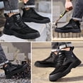 thumbnail image 6 of LAoutun Steel Toe Boots for Men High-top Safety Work Boots Comfort Construction Boots, 6 of 6
