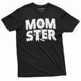 thumbnail image 3 of Mother Halloween T-Shirt Moms Gift Momster Tee Shirt Halloween Funny Shirt For Parents (Large Navy Blue), 3 of 5