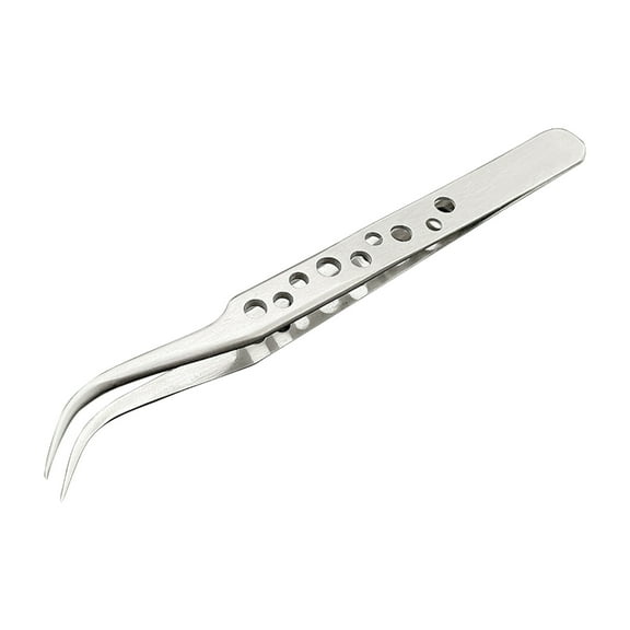 Necvior Precision Industrial Tweezers Anti-static Stainless Steel Tweezers Electronic
