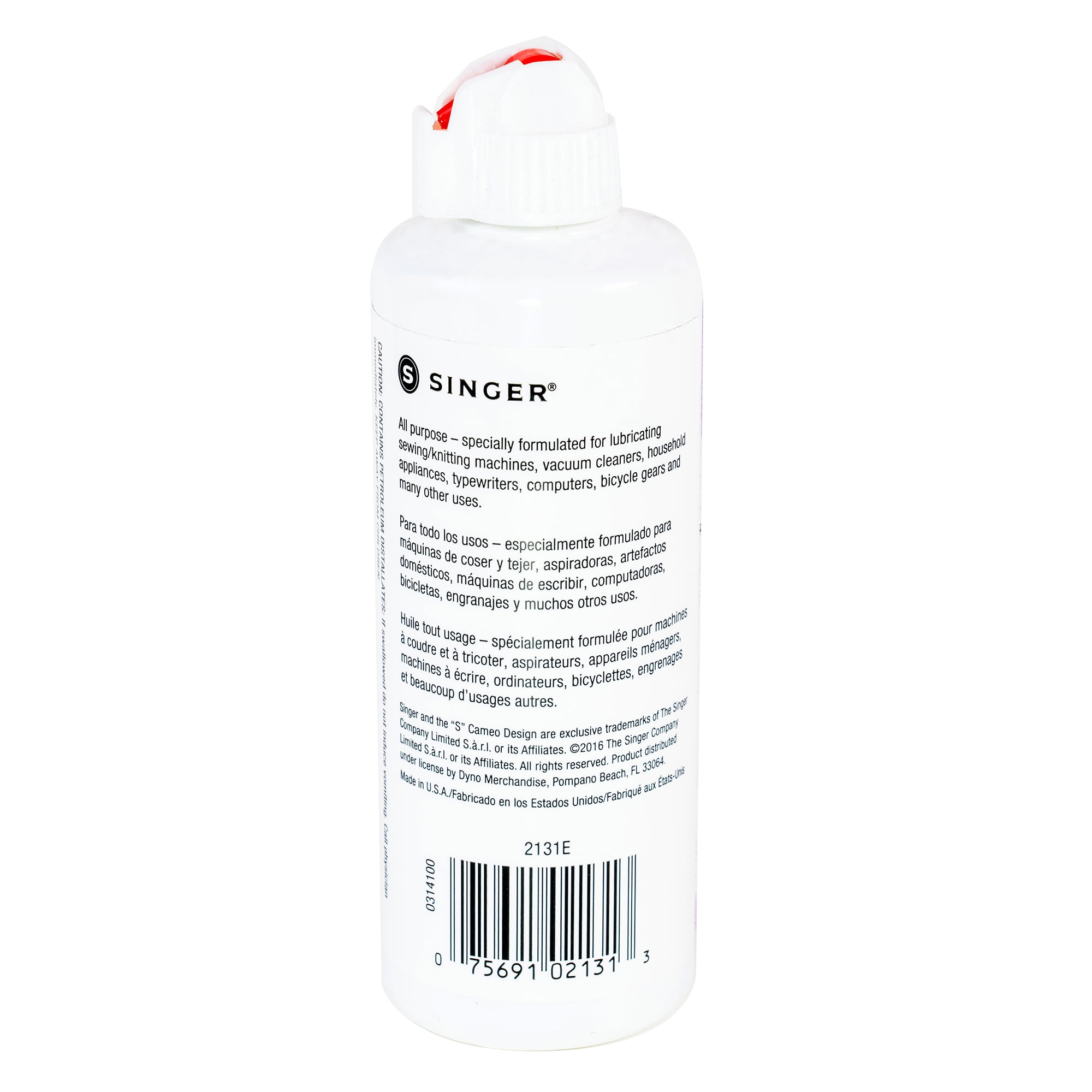SINGER All-Purpose Machine Oil, 4 Fluid Ounces