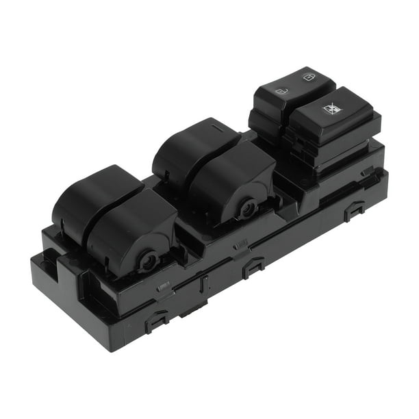 Interruptor de ventana eléctrica Unique Bargains para el lado del conductor delantero izquierdo para Hyundai Elantra 2016 2017 Negro