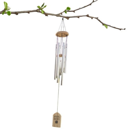 

TAONMEISU Pet Memorial Wind Chime Cat Dog Memorial Gifts with Rich Sound Metal Garden Pendant for Indoor Outdoor Decoration workable