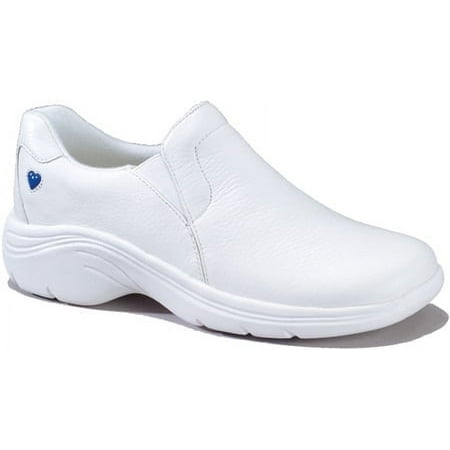 

Nurse Mates Women s Dove Medical Professional Slip-On Walking Shoe (White 8)