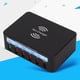thumbnail image 4 of Bloque de estación de carga de teléfono USB 40W 6 puertos QC 3.0 Base de carga inalámbrica con pantalla LCD 100-240V Enchufe negro de EE. UU., 4 of 8