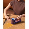 thumbnail image 6 of Rechargeable Fabric Shaver, 2 in 1 Electric Lint Remover with Lint Brush, Fuzz Lint Shaver, Sweater Shaver to Remove Pilling, Fabric Defuzzer for Clothes, Furniture (Purple), 6 of 9