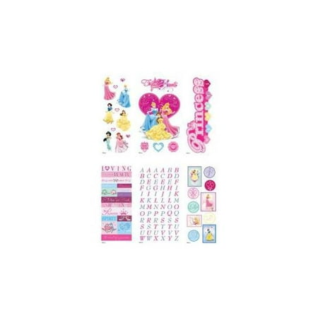 6 Pc Disney Princesses Value Sticker Set