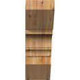thumbnail image 2 of Ekena Millwork 6"W x 18"D x 18"H Balboa Slat Rough Sawn Bracket, Western Red Cedar, 2 of 4