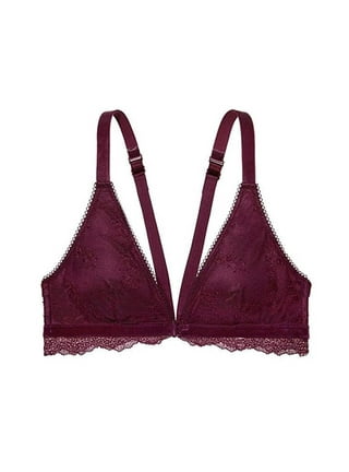 Victoria's Secret NWT Chantilly Lace High Neck Unlined Red Bra