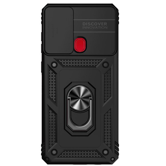Étui Support Anneau pour Samsung A21S, Étui Galaxy A21S, Armure Antichute, Protection de Caméra, Étui de Téléphone pour Samsung Galaxy A21S A21 S, Noir, pour Galaxy A52 5G
