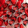 thumbnail image 3 of PMU Valentine’s Day Happy Valentine’s Day Black Hearts 18 Inch Mylar-Foil Balloon Valentine's Day, Proposal, Special Events, Photo Props Party Decoration and Accessories (10/Pkg) Pkg/1, 3 of 9