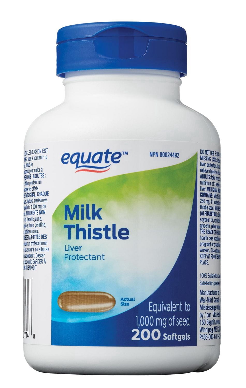 Equate Milk Thistle 1,000 mg