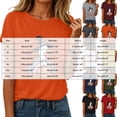 thumbnail image 5 of Halloween Shirt For Women Print T Shirt Short Sleeve T Shirt Top Spooky Pumpkin Gift Top, 5 of 9