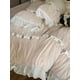 thumbnail image 3 of Princesa Ruffled Engrosada Cálido Terciopelo de Leche Encaje Ropa de Cama de Invierno Set, 3 of 10