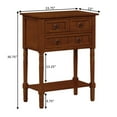 thumbnail image 5 of Convenience Concepts Kendra 3 Drawer Hall Table with Shelf, Cherry, 5 of 9