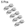 thumbnail image 3 of 5Pcs Clip de cable de alambre dúplex de acero inoxidable 304 para 1mm-1.5mm, 3 of 5