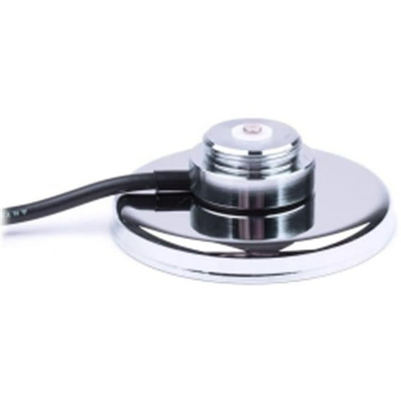 PCTEL-Maxrad GPL 3.25 in. & 12 ft. Nmo Magnet Mount with Coax Cable & Mini UHF Connector, Chrome