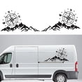 thumbnail image 2 of Car Sticker 2pcs Mountain Adventurers Compass Graphics Decoration Rv Camper Truck Door Waist Line Hood Vinyl Decal,56cm_Gift Of G, 2 of 4