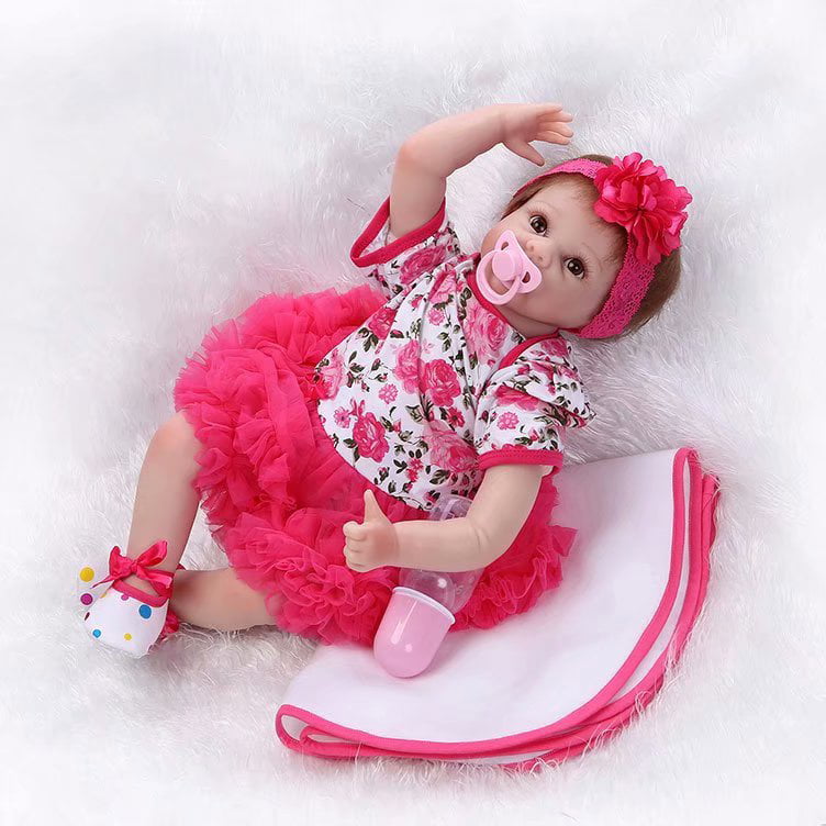 Headdress Pink for baby toys doll Details about   22" Reborn Doll Clothes set Newborn Baby 